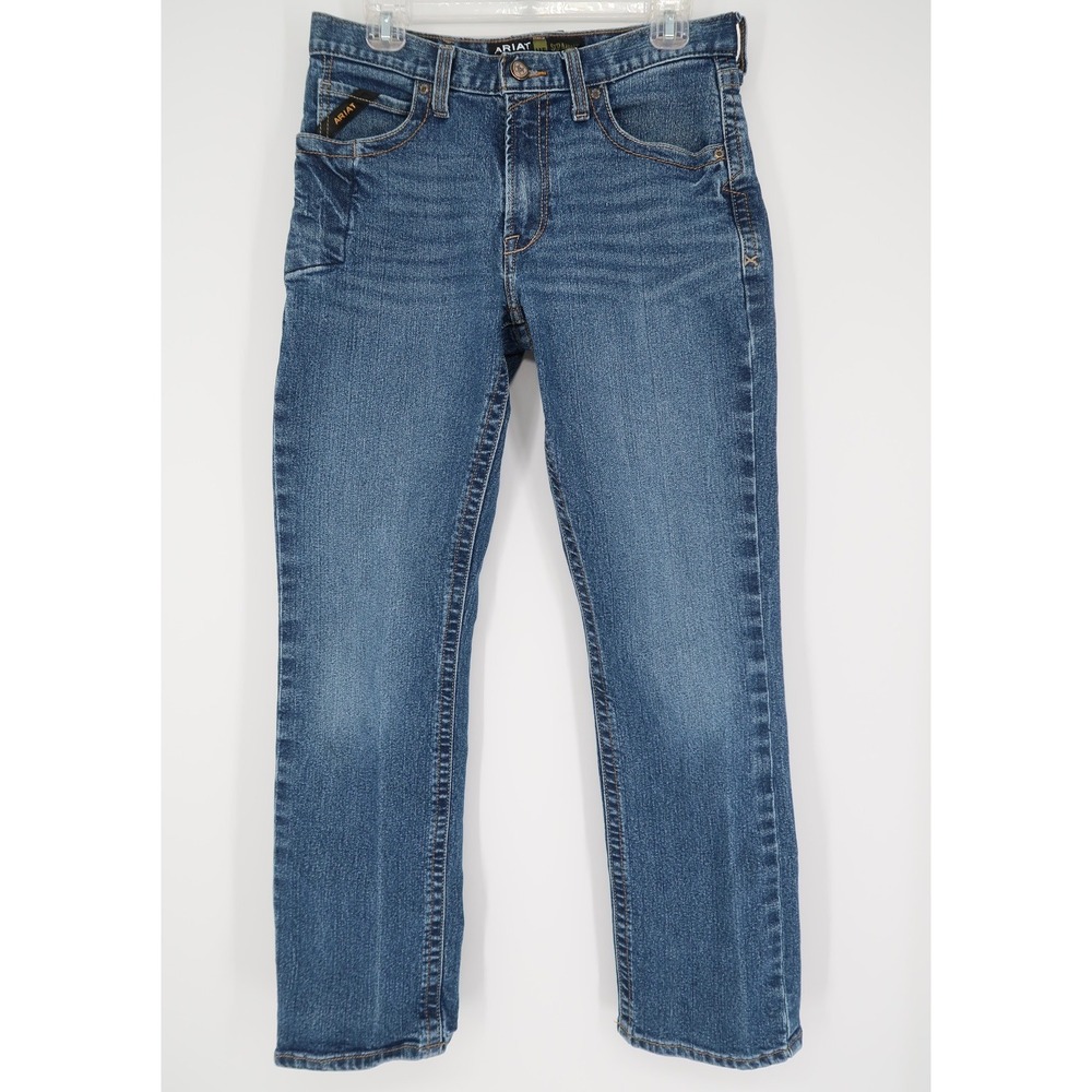 Ariat Rebar M5 Jeans‎ Men's 32x32 Blue Durastretch Straight Leg Actual 30x32